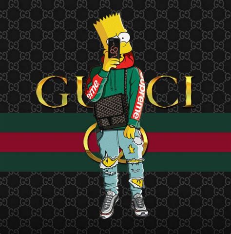 bart sumpson gucci|gucci bart wallpaper desktop.